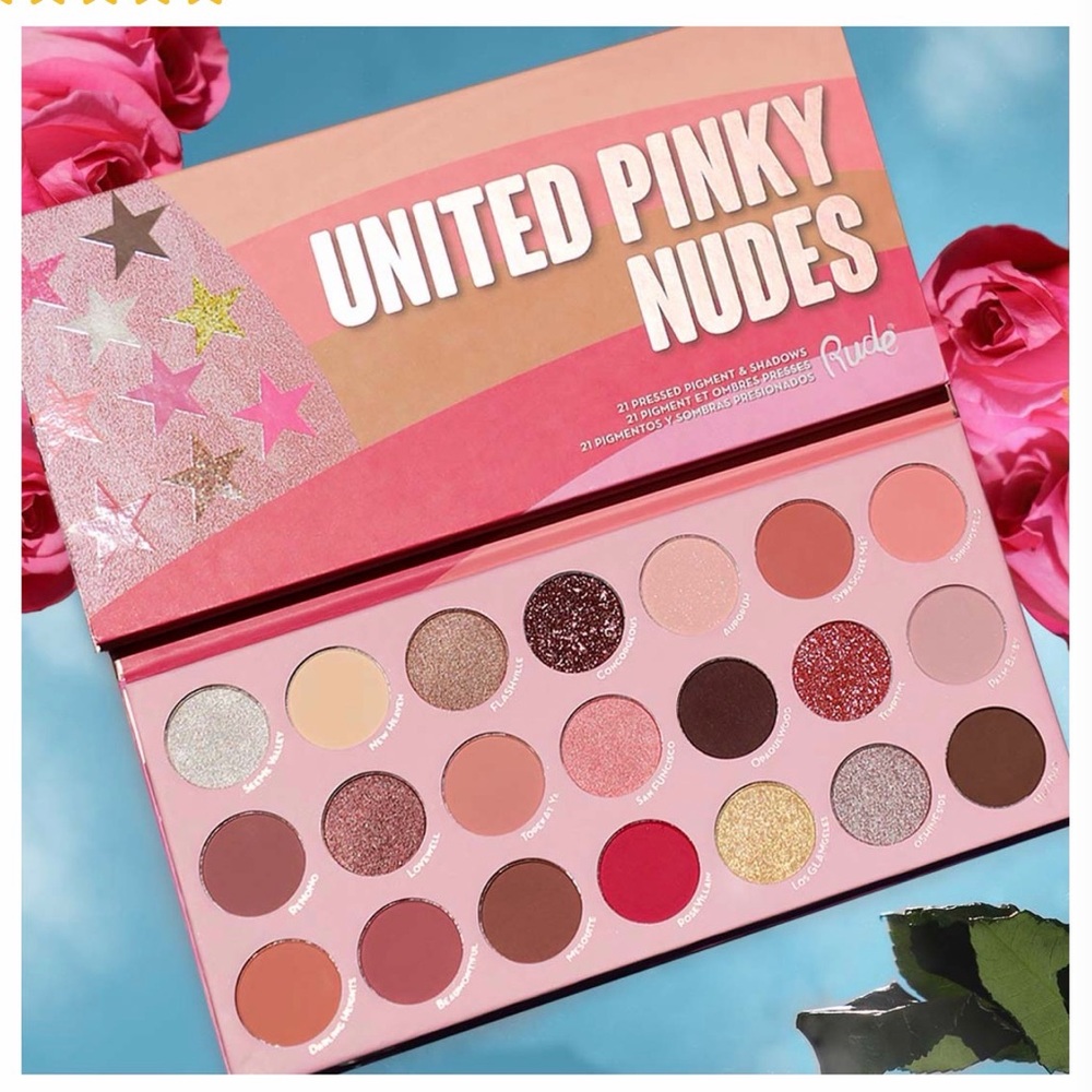 RUDE United Pinky Nudes Eyeshadow Palette